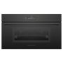 Fisher & Paykel - 30" 1.9 Cu. Ft. Single Combination Steam Oven, 6.8" Touchscreen - Compact - Minimal (Soft - Black - Image 1