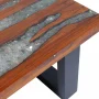 vidaXL Rectangular Coffee Table, Handmade, Solid Teak Wood - Image 6