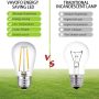 VAVOFO- 48ft Bistro Outdoor String Lights, 15+2(Spare) LED 2W Edison Vintage Shatterproof Waterproof Bulbs, 2200K Warm White Connectable for Christmas, Deck, Patio, Garden, Backyard, Porch, Party - Image 2