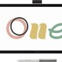 Wacom - One 14 (2025) Pen Display Drawing Tablet - White - Image 1