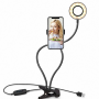 LED Selfie Ring Light for Live Adjustable Makeup Light-8cm Stand - Image 2