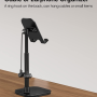 Soporte Universal Para Celular De Escritorio Tablet Ipad Celulares Soportes Mesa - Image 4