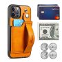 For iPhone15 14 13 12 Plus ProMax Leather Wallet Case Shockproof Kickstand Cover - Image 5