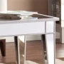 SEI Furniture Mirage Mirrored Coffee Table in Distressed Silver - Image 5