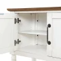 The Pioneer Woman Two-Tone Kitchen Cart Made With Solid Wood Frame, White - Image 5