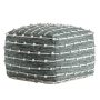 Anji Mountain Handloom Pouf, Woven with Wool - Brown - Image 4