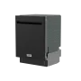 Thor Kitchen - 24" Top Control Built-In Dishwasher Stainless Steel Tub with Pocket Handle, 51 dBA - Matte Black - Image 2