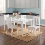 Better Homes & Gardens Bankston Wood Dining Chair, Set of 2, White, Indoor - Image 4