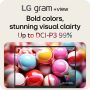 LG - gram +view 17” IPS WQXGA 60Hz Portable Monitor (USB Type-C, mini-HDMI port) - Titan Silver - Image 3