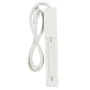 Hyper Tough 6-Outlet Indoor Power Strip with 2.5 ft Extension Cord, ETL Certified, White - Image 4