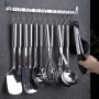 ReaNea Kitchen Utensils Set 37 Pieces, Stainless Steel Cooking Utensils Set, Kitchen Gadgets Cookwarewith Hooks For Hanging Kitchen Tool Set - Image 4