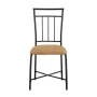 Mainstays Louise Traditional 5-Piece Wood & Metal Dining Set, Deep Walnut - Image 4