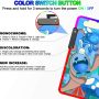RGB Gaming Mouse Pad Large Anime LED Graffiti Mousepads Desk Mat for PC Laptop 31.5×11.8 inches (Blue) - Image 5