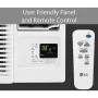 LG - 1,000 Sq. Ft. 18,000 BTU 230V Window Air Conditioner with Supplemental Heat Function - White - Image 3