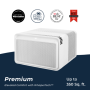 Windmill - WhisperTech 8,000 BTU Smart Window Air Conditioner with Inverter Technology - White - Image 1