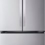 LG - 33-in Wide Counter-Depth MAX 20.8 Cu. Ft. French Door Smart Refrigerator with Ice - Stainless Steel - Image 1