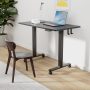 BANTI 48'' Standing Desk Height Adjustable, Electric Stand up Corner Desk, Sit Stand Home Office Desk Computer Workstation with Memory Preset, Black Frame/Black Top - Image 2