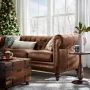 Maldives Large Rectangle Walnut Brown Wood Coffee Table with Lift Top (46 in.) - Image 5