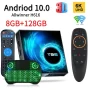 T95 tv box android 10 8GB 128GB allwinner h616 Quad Core UHD10  6K 3D H.265 5g wifi Bluetooth 5.0 Smart TV spain 2024 TV Box - Image 1