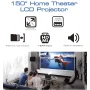 Naxa 150" Home Theater LCD Projector - Refurbished - Image 4