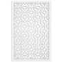 Fret 4 ft. x 32 in. Black Vinyl Decorative Screen Panel - Image 4