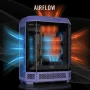 Thermaltake - LCGS Reactor 9880F Gaming Desktop AMD Ryzen 7 9800X3D 2024, 32GB DDR5 Memory, NVIDIA GeForce RTX 5080, 2TB NVMe M.2 - Purple - Image 4
