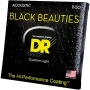 DR Strings Black Beauties Light Acoustic Guitar Strings - Image 3