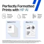 HP - LaserJet M140w Wireless AI-Enabled Black and White Laser Printer - White - Image 4