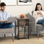 3-Tier End Table with USB Ports & Power Outlets - Image 2