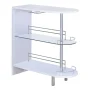 Adolfo Rectangular 2-tier Home Bar Table White High Gloss - Image 1