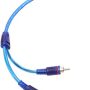 RCA Y Adapter Connector 1 Female to 2 Male, Car Audio RCA Splitter Adapter Cable, Blue (2 Pack) - Image 2