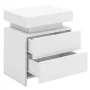 Albanese Manufactured Wood Nightstand with RGB LED Lights - Image 5