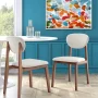 Elle Decor Coralie Dining Chair Set of 2 Buttercream - Image 4