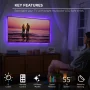 Merkury Innovations Sound Reactive TV Backlight RGB Lighting Dimmable Remote Control Corded Electric - Image 2
