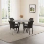Siefert 35.4'' Round Dining Table Set, Kitchen Dining Table and 4 Dining Chairs - White - Image 4