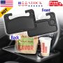 Car Steering Wheel Tray Desk Two Sided For Laptop Drink Food Work Table Holder - Image 2