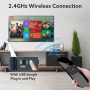 Teclado Para Smart Tv 2.4G Inalambrico Samsung Lg Android TV Box Proyector HTPC - Image 5