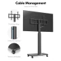 Abbing Height Adjustable Floor TV Stand with Wheels for 32-70 inch TVs - Image 5