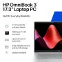 HP - OmniBook 3 - 17.3" Full HD Laptop - AMD Ryzen 5 40 (2025) - 8GB Memory - 512GB SSD - Glacier Silver - Image 4