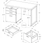 Monarch Specialties Computer Desk, Home Office, Laptop, Storage Drawers, 48"L, Work, Brown Laminate - Image 3