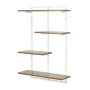 Rhodes 4 Tier Modern Floating Windowsill Wall Shelf - Image 3