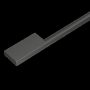 Minimal Handle, 24" Compatible with Fisher & Paykel Integrated DishDrawer and Dishwashers - Black - Image 1