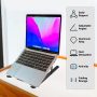 Portable Adjustable Aluminum alloy Laptop Stand Notebook Tablet Holder Foldable - Image 5