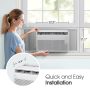 LG - 150 Sq. Ft. 5,000 BTU Window Air Conditioner - White - Image 4