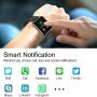 Popglory Smart Watch, Smartwatch with Blood Pressure, Blood Oxygen Monitor, Fitness Tracker with Heart Rate Monitor, Full Touch Fitness Watch for Android & iOS for Men Women (Black) - Image 5