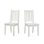 Better Homes & Gardens Bankston Wood Dining Chair, Set of 2, White, Indoor - Image 1