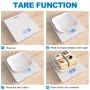 RENPHO Bluetooth Food Scale with App, Digital Smart Kitchen Scale, Glass, White - Image 5