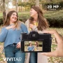 Vivitar 4K 3" LED Display 8x Digital Zoom Point-and-Shoot Digital Camera with Macro Lens and SD Card - Image 3