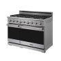 Thor Kitchen - 48 in. Wide 7 Burner 7.6 Cu Ft. Freestanding Liquid Propane Double Oven Gas Range with Infrared Broiler - Stainless Steel - Image 4