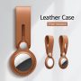 Leather Case Cover for AirTag Pet Location Tracker Sleeve Shell Skins Keychain - Image 5